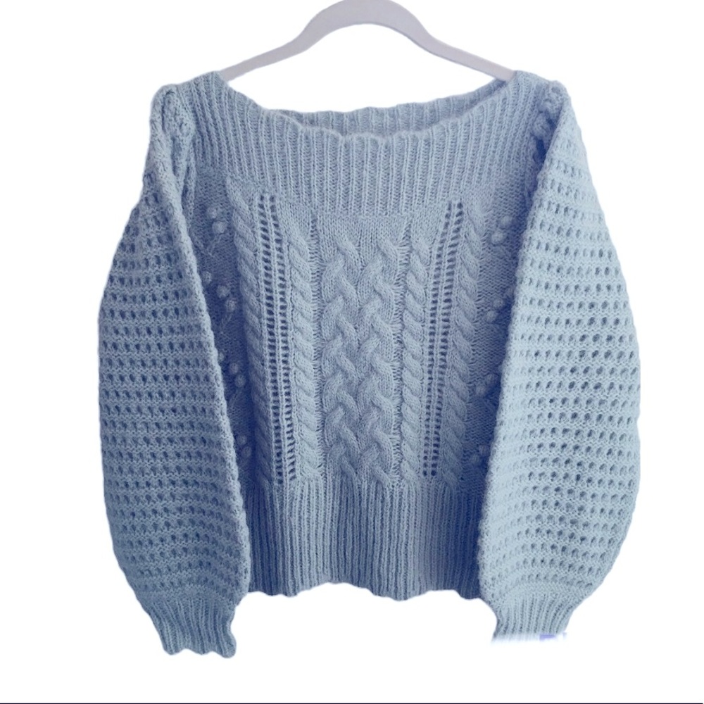 LoveShackFancy Vyoma alpaca blend sweater - Picture 3 of 11